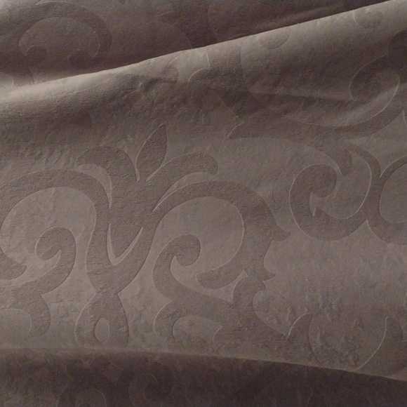 NEW Heavy Purple Gray Velvet Burnout Curtain Panel 84" - Picture 11 of 14